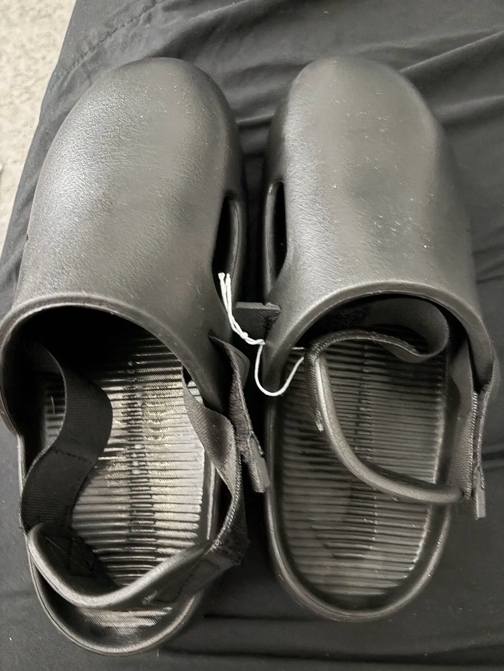 Nike Women's Black Slip-On Clog Mules with Back Strap